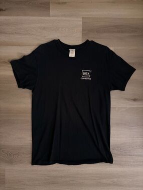 Glock Perfection PROMO Logo Black Short Sleeve Tee